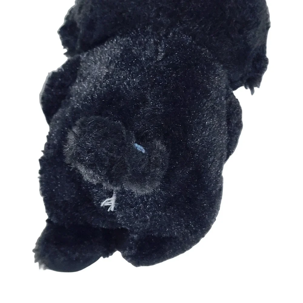 Swaddle Babies Black Axolotl Plush Toy Blue Gills Embroidered Small Keepsake 7in